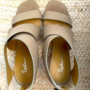 Splendid chunky heels sandals size 10